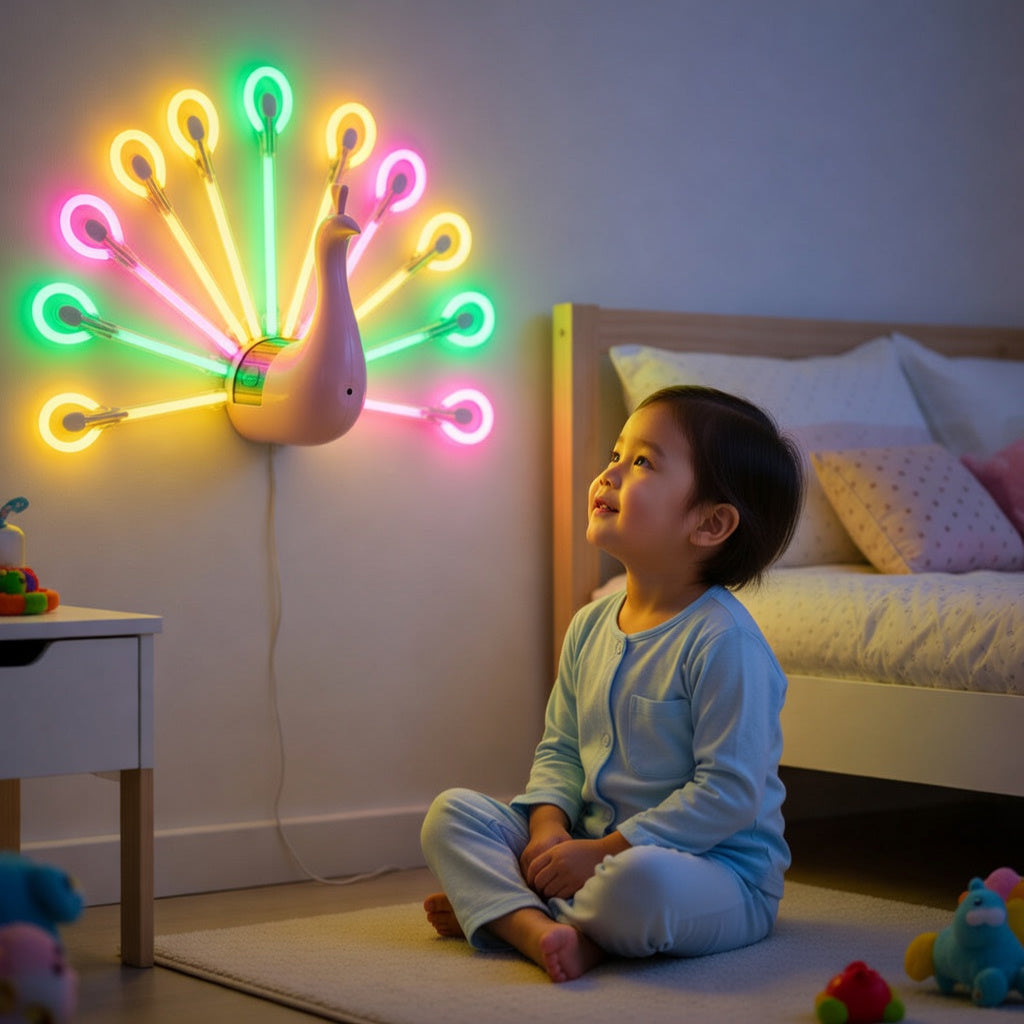 Neon glow vs. plain LED